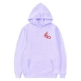 thumbnail image 5 of Liyamei Chandail à Capuchon et Chandails en Molleton pour Filles pour l'Hiver Tenue Décontractée Col Rond Imprimé Lettre Chandail pour Enfants de 2 à 13 Ans Activités Extérieures et Confort Quotidien Taille Violet, 2-3 Ans, 5 of 5