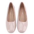 thumbnail image 4 of 【CONNECTION-2 】Women’s Heels Chunky Block Heels Square Closed Toe Low Heels Dress Shoes Comfortable Wedding Party Office Pumps Shoes Footwear Walking Shoes Classy   Fashion Elegant High Heel Stylish, 4 of 9