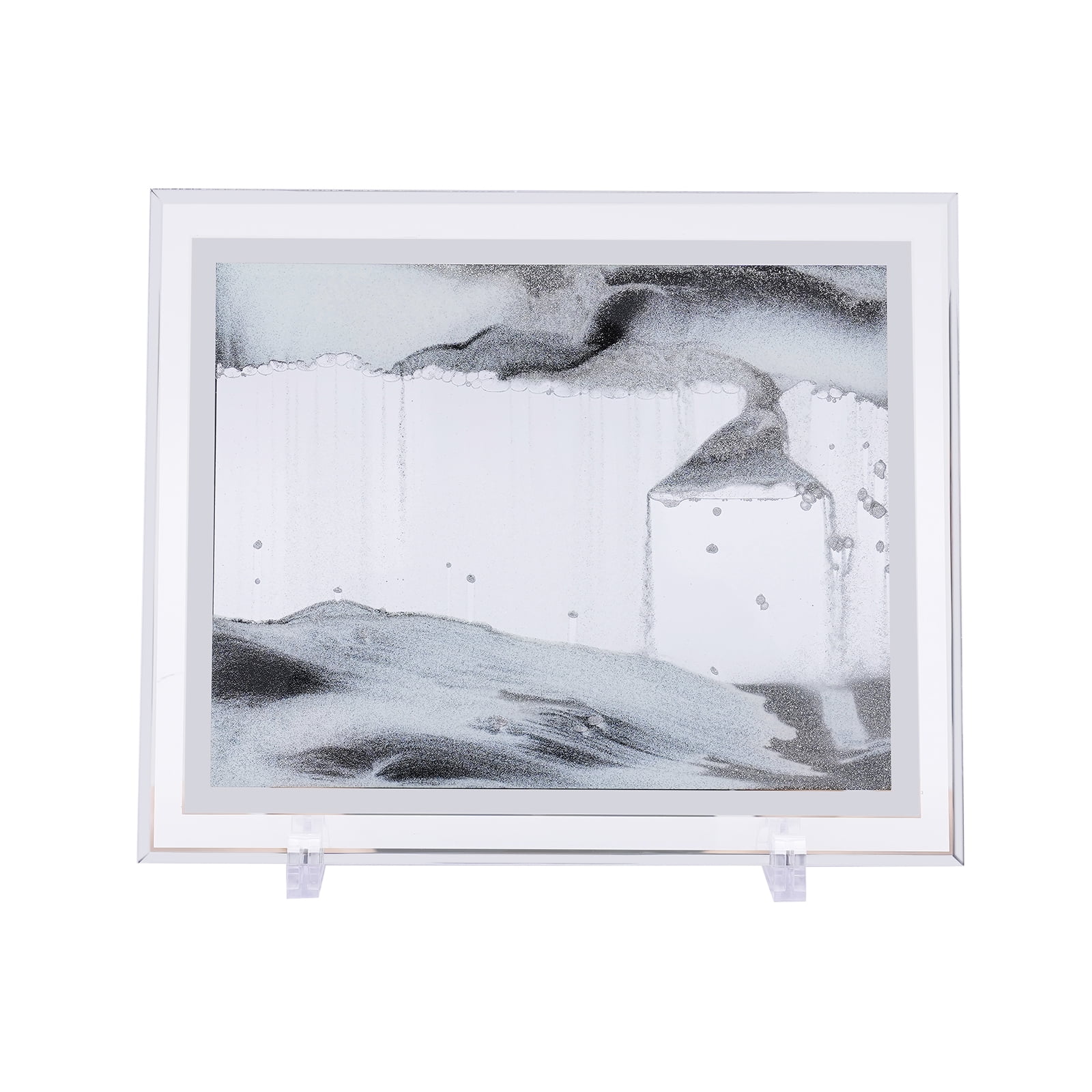 Miumaeov Liquid Moving Sand Art Picture, 3D Sandscapes Pictures, Glass