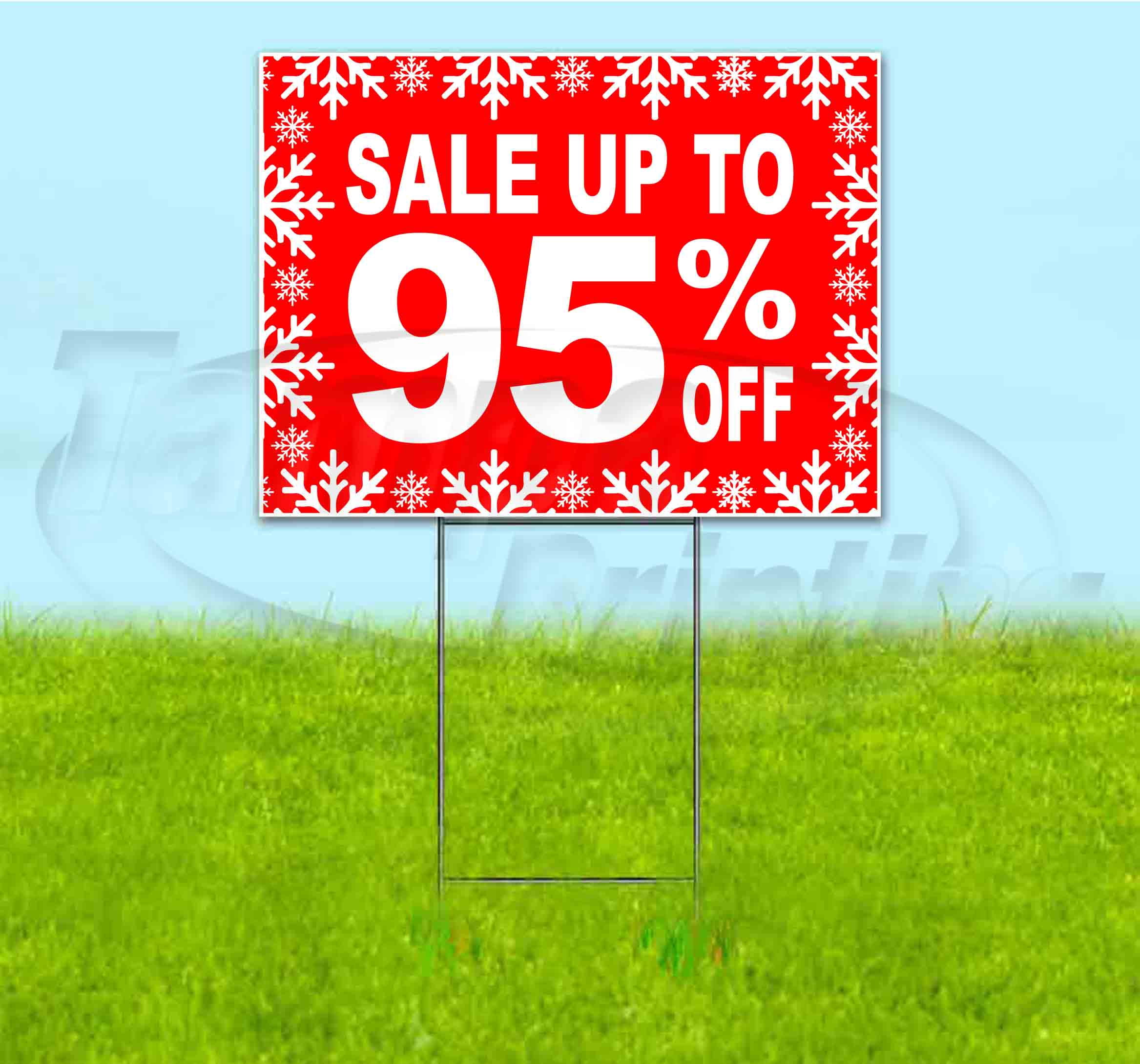 Sale Up To 95% Off (18"" X 24"") Yard Sign, Includes Metal Step Stake