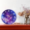 thumbnail image 6 of SKYSONIC Space Galaxy Wall Clock 10 Inch Silent Non Ticking Round Clock Oil Painting Clock Easy to Read Clock for Living Room Bedroom Bathroom Home Decor, 6 of 7