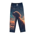 thumbnail image 4 of Haiem Starry Sky Cloud Puppy Women's Pajama Pants Ultra Lightweight Pjs Bottoms Sleepwear Bottom Pants With Pocket Drawstring-Medium, 4 of 7