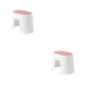 thumbnail image 3 of Inteprter Muebles duraderos Preferido PP Cómodo y plegable Niño y taburetes para cambiar zapatos de alto valor estético Cara blanca+barro rojo de tamaño pequeño 2Conjunto, 3 of 6