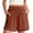 #01Coffee, variant on Jinhomg Womens Linen Cotton Blend Shorts Cute Hollowed Out Lace Summer Shorts Drawstring Comfy Elastic Wasit Shorts with Pockets Beige,XXL