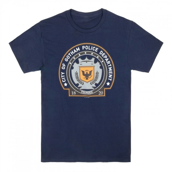 Batman GCPD Badge Logo T-Shirt-2XLarge