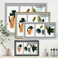 thumbnail image 4 of Designart 'Compostion Minimalistic of Organic Shapes IV' Modern Framed Canvas Wall Art Print, 4 of 5