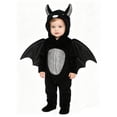 thumbnail image 2 of Baby Toddler Bat Kids Long Sleeve Hooded Romper Jumpsuit Unisex Halloween Outfit Party Clothes Size 3-18 Months, 2 of 6