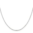 thumbnail image 2 of Gold Time Sterling Silver 925 18" Cable Chain, 1.15 mm, 2 of 4