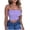 Purple B, variant on Mgmyaa Women's Casual Tube Top Square Neckline Pull-On Sequin Stretchable Skinny Solid Color for Casual
