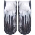 thumbnail image 1 of 1 par de calcetines divertidos con patrón 3D, divertidos calcetines tobilleros de corte bajo, regalo de Navidad y Halloween, 1 of 6