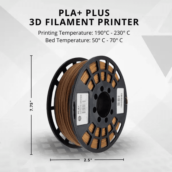 IIID MAX | Coyote Brown PLA Plus Filament | 1kg - 1.75mm