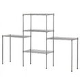 thumbnail image 6 of Ktaxon 60"x22"x12" Heavy Duty 5-Tier Wire Shelving Rack Adjustable Shelf Storage Silver, 6 of 8