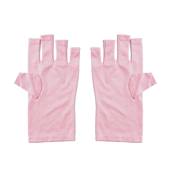 Seitruly Guante para decoración de uñas, suministros de manicura, Protector de manos, piel profesional multifuncional, cierre compacto, guante Type2 NO2