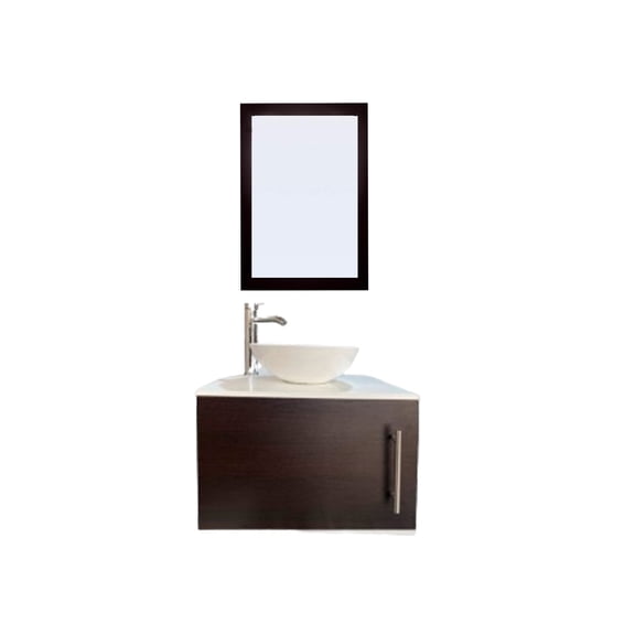 Gabinete para Baño con Ovalin Y Espejo Decorativo ZÚRICH