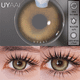 thumbnail image 1 of UYAAI 1 par de lentes de contacto de color para ojos Lentes con dioptrías Lentes de miopía Lentes de contacto verdes Lentes azules Lentes de Halloween, 1 of 5