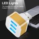 thumbnail image 3 of HUB USB2.0 Adaptador de 3 puertos Cargadores de teléfono rápidos con indicador LED Dorado FLhrweasw  Nuevo, 3 of 9