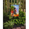 thumbnail image 2 of Carolines Treasures CK1957GF Fall Black Labrador Retriever Garden Size Flag, 2 of 3