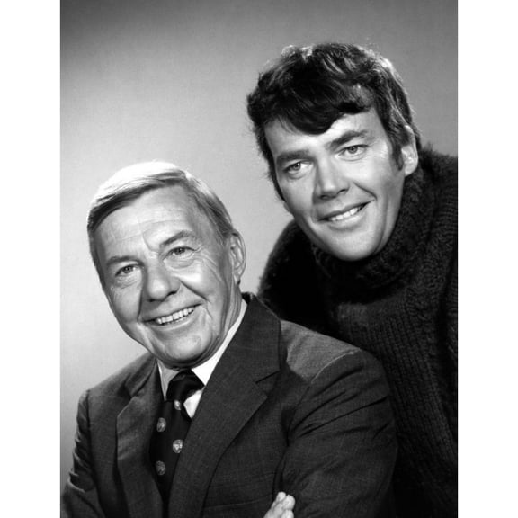 Ellery Queen, David Wayne, Jim Hutton, 1975 - 1976. Poster Print (8 x 10)