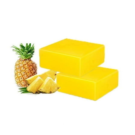 Yoni Soap Bars Wash, 100% Natural Pineapple Organic Yoni Bar Soap for Women Ph Balance, Moisturizing Care Soap with Foaming Net