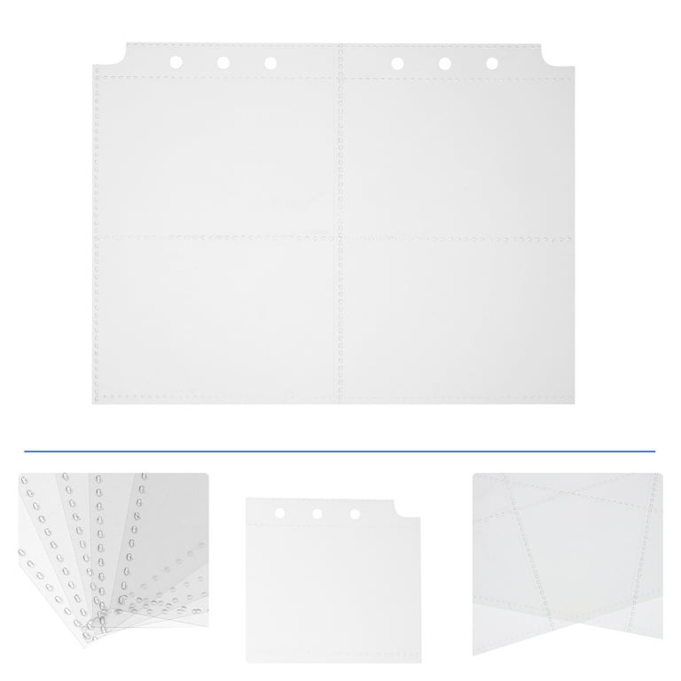  StoreSMART® - Photo/Postcard Page for 3-Ring Binders -  Archival-Safe Plastic - Three 4 x 6 Pocket - Holds six Photos/Postcards -  25 Pack - LC46-25 : Sheet Protectors : Office Products