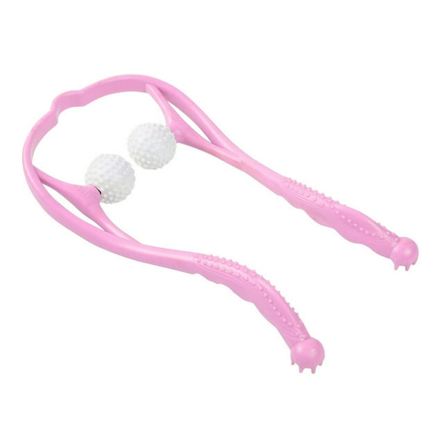 Plastic Pressure Point Therapy Neck Massager Shoulder Dual Trigger Massage New