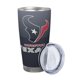 thumbnail image 2 of Taza térmica duradera de acero inoxidable 304 con tapa y pajita con temática del equipo de fútbol de los Texans Taza térmica de acero inoxidable de 20 oz Taza para automóvil Adecuada para bebidas, 2 of 8
