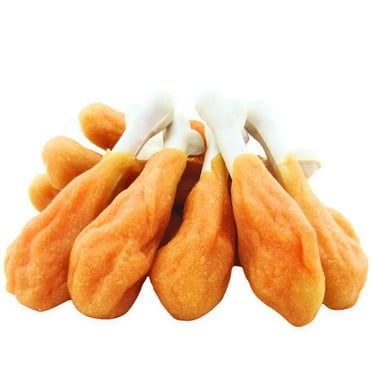 Chicken Wrapped Calcium Bone, Rawhide Free Healthy Dog Treats for All Dog Sizes, 10.6oz