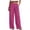 EO41_Hot Pink, variant on Womens Casual Wide Leg Palazzo Pants Flowy Summer Elastic Waisted Pants 2026 Beach Vacation Travel Trousers with Pockets Navy M