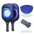 thumbnail image 2 of Fyydes Pickleball Paddle,Pickleball Racquet,2Pcs Pickleball Paddles Beach Rackets with Carbon Fiber Face and Balls for Outdoor Sports, 2 of 8