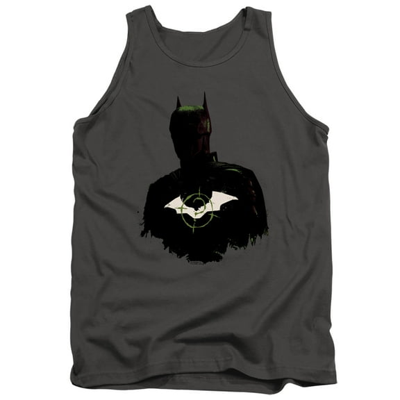 The Batman (2022) Silhouette With Riddler Logo Unisex Adult Tank Top