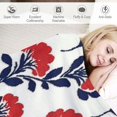 thumbnail image 3 of Chilfamy Flower Pattern Flannel Blanket Throw for Men Women Girls Boys All Seasons Exquisite Gifts Pack of 1 40x50in, 3 of 6