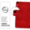 thumbnail image 6 of Dteck Wallet Case For Samsung Galaxy Tab A 10.1 SM-T510 (2019 Released) 10.1 inches,Magnetic Folio Retro Leather Card Holder Cover Kickstand Shockproof Protective,Red, 6 of 6