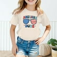 thumbnail image 5 of KONDYS Boys Stretch T Shirts 4Th Of July Independence Day Child Girls America Flag Shirts Patriotic Clothes Basic Tees Casual Tops for 3-4 Years, 5 of 6