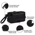 thumbnail image 3 of Neceser LEATHER VILLAGE de piel auténtica Dopp Kit negro, 3 of 7