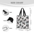 thumbnail image 3 of Disketp Hawaii Palms Bolsa Tote de Lona para Mujer, Bolso de Hombro y Cruzado con Cierre de Cremallera, 3 of 7