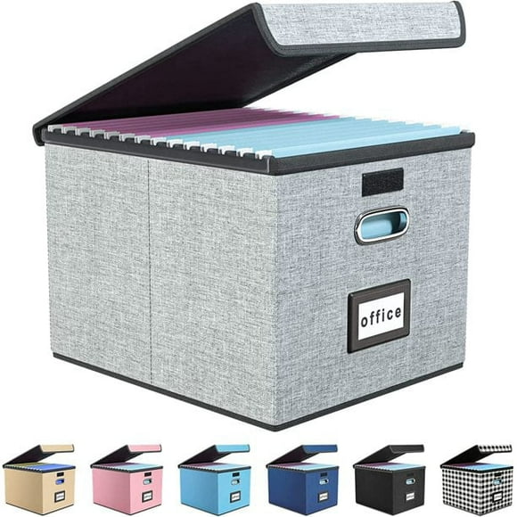 plastic file boxes with handles