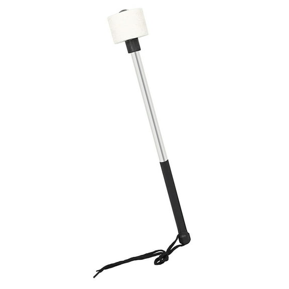 MERRYHAPY 1Pcs Black Drumstick with Felt and Steel for Clear Sound and Durability in Performances
