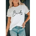 thumbnail image 4 of Bride T-Shirt Bride Team Shirt Bachelorette Party Shirt Bridal Party Tops Bridesmaid Proposal Tees,short sleeve tees for women,tshirts for women cotton,white t shirts women, 4 of 7