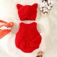thumbnail image 5 of RUINIXCW Baby Animal Sleeveless Fox/Frog Romper with Hat Halloween Cosplsy, 5 of 9