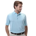 thumbnail image 1 of Monterey Club Men's Triangular Emboss Texture Golf Polo Shirt #1219, 1 of 2