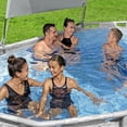 thumbnail image 4 of Bestway Flowclear Pool Canopy for 6' 11" to 11' 2" Above Ground Pools, Gray, 4 of 11