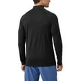 thumbnail image 4 of Gerichy Men's Lightweight Hoodie UPF 20+ Sun Protection Moisture Wicking, Breathable Bamboo Viscose Outdoor Shirt for Men Black,2XL, 4 of 4