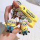 thumbnail image 3 of LLavero de Minions de Anime, serie del zodiaco chino, bonito juguete de dibujos animados para niños, Bolsa Escolar, accesorios para llaves de coche, regalo, 3 of 5