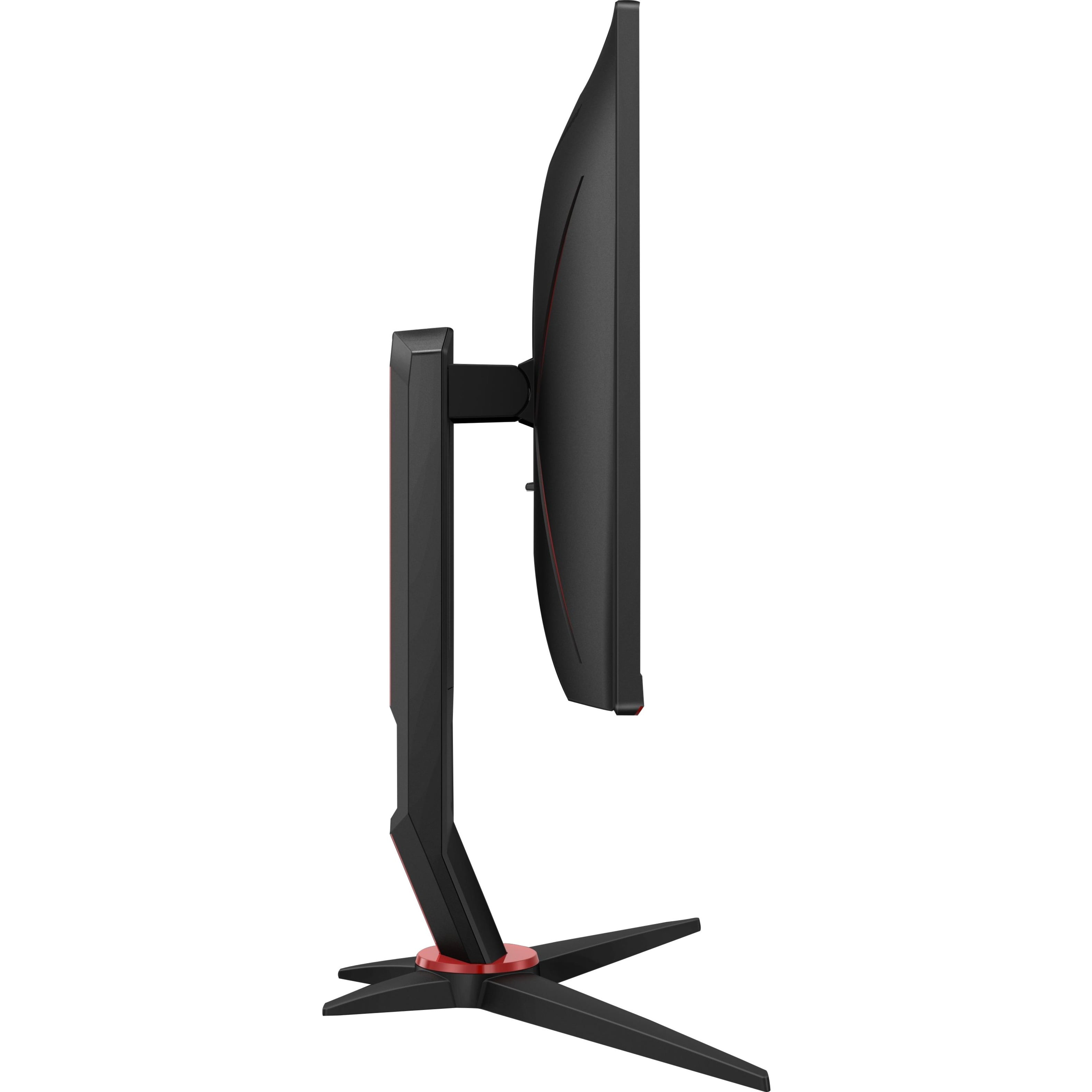  AOC 24G2 24 Frameless Gaming IPS Monitor, FHD 1080P, 1ms  144Hz, Freesync, HDMI/DP/VGA, Height Adjustable, 3-Year Zero Dead Pixel  Guarantee,Black/Red : Electronics