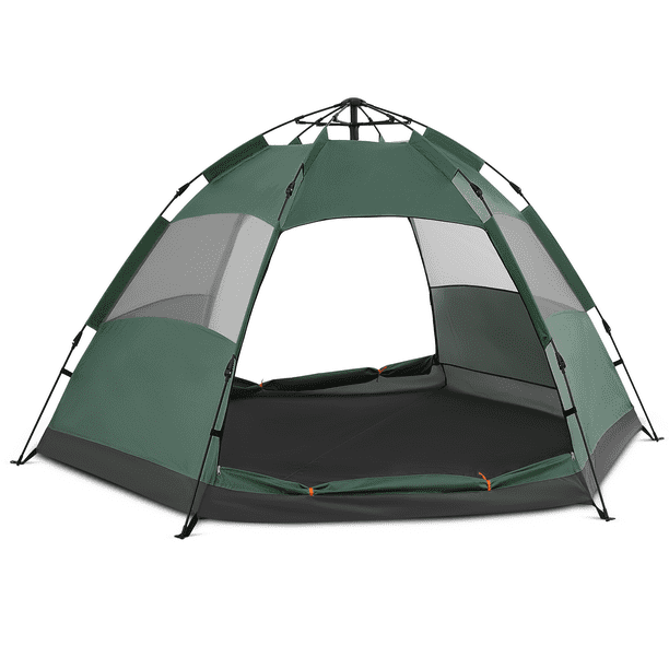 MoNiBloom 4 Person Camping Tent Dome Tent, Family Camping Portable Windproof for Hiking