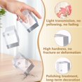 thumbnail image 3 of Ngdiluxury 4Pcs Acrylic Blocks for Display,Square Clear Polished Acrylic Block Risers Display Stands Transparent Solid Acrylic Cube Photo Props Pedestal Stand for Jewelry Perfume Figure Collectibles, 3 of 7