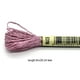 thumbnail image 3 of Yuarrent Hilo de bordar de 2 piezas, accesorios metálicos para bricolaje, suministros de hilo para manualidades, ovillos de costura, hermosas Artesanía rosa violetaE316, 3 of 6