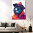 thumbnail image 4 of Affenpinscher Dog Wall Art Cute Animal Decor for Kid's Bedroom, Home Office Conversational Piece, Bathroom Decor, Gifts for Dog & Beach Lover, Baby Shower, Birthday, Hang Ready, 4 of 5