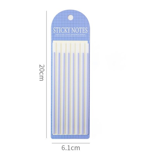 Penlab 1pcs Macaron Color Pegajoso Tiras 160 Hojas Fluorescentes Mascotas Transparente Memo Pad Índice Pegatinas C7400