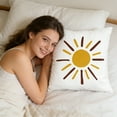 thumbnail image 3 of You Are My Sunshine Printed Cushion Covers 4-Pack, Decorative Throw Pillowcases For Sofa Bed Home Decoration, Soft Comfortable Pillow Cases With Cute Sun Pattern, 3 of 5